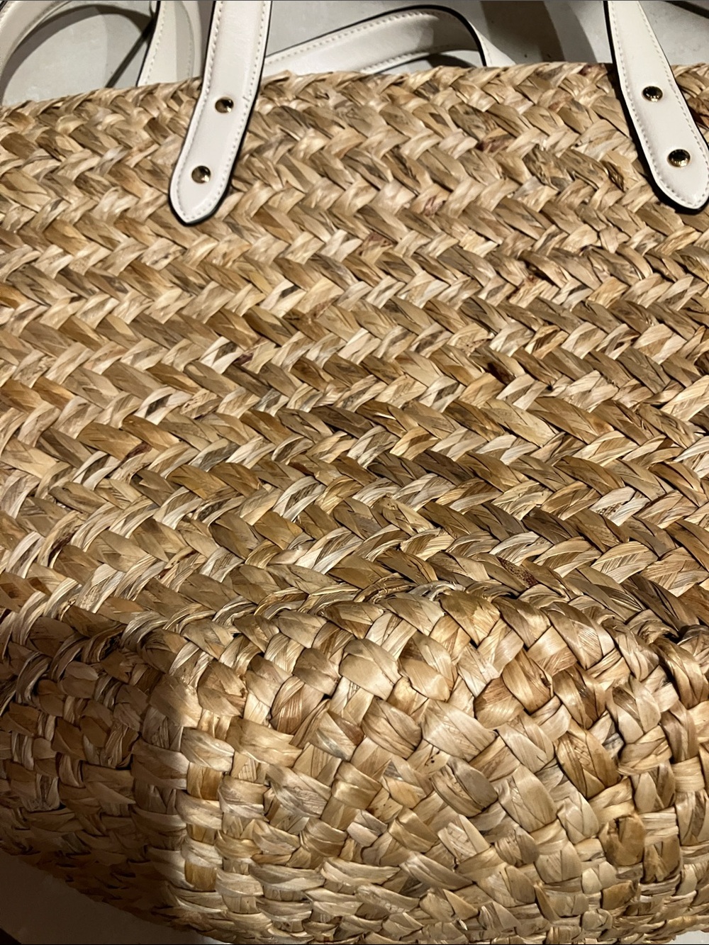 COACH Straw Tote Chic Summer Shoulder Bag - Picture 8 of 8